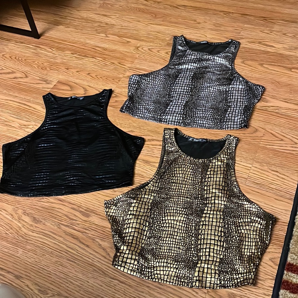 3 for $25 (gold size M) (black size M) (silver size L) (Shein)
